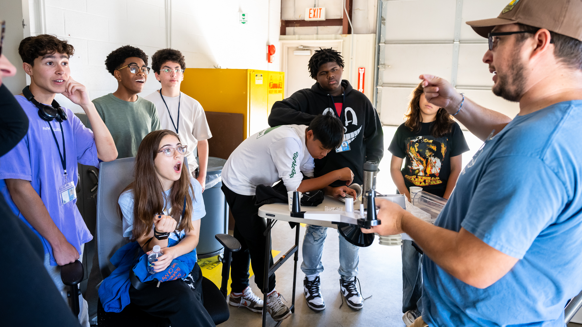 Argonne Tours Connect Students to the Work of CROCUS  